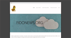 Desktop Screenshot of fidonews.org