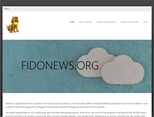 Tablet Screenshot of fidonews.org
